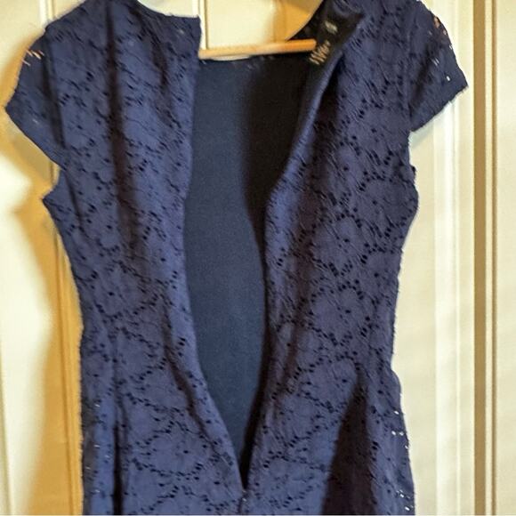Alfani women’s dress size 2 petite‎ blue lace - Picture 6 of 9